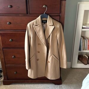 Express Women’s Tan Pea Coat - Size 3/4